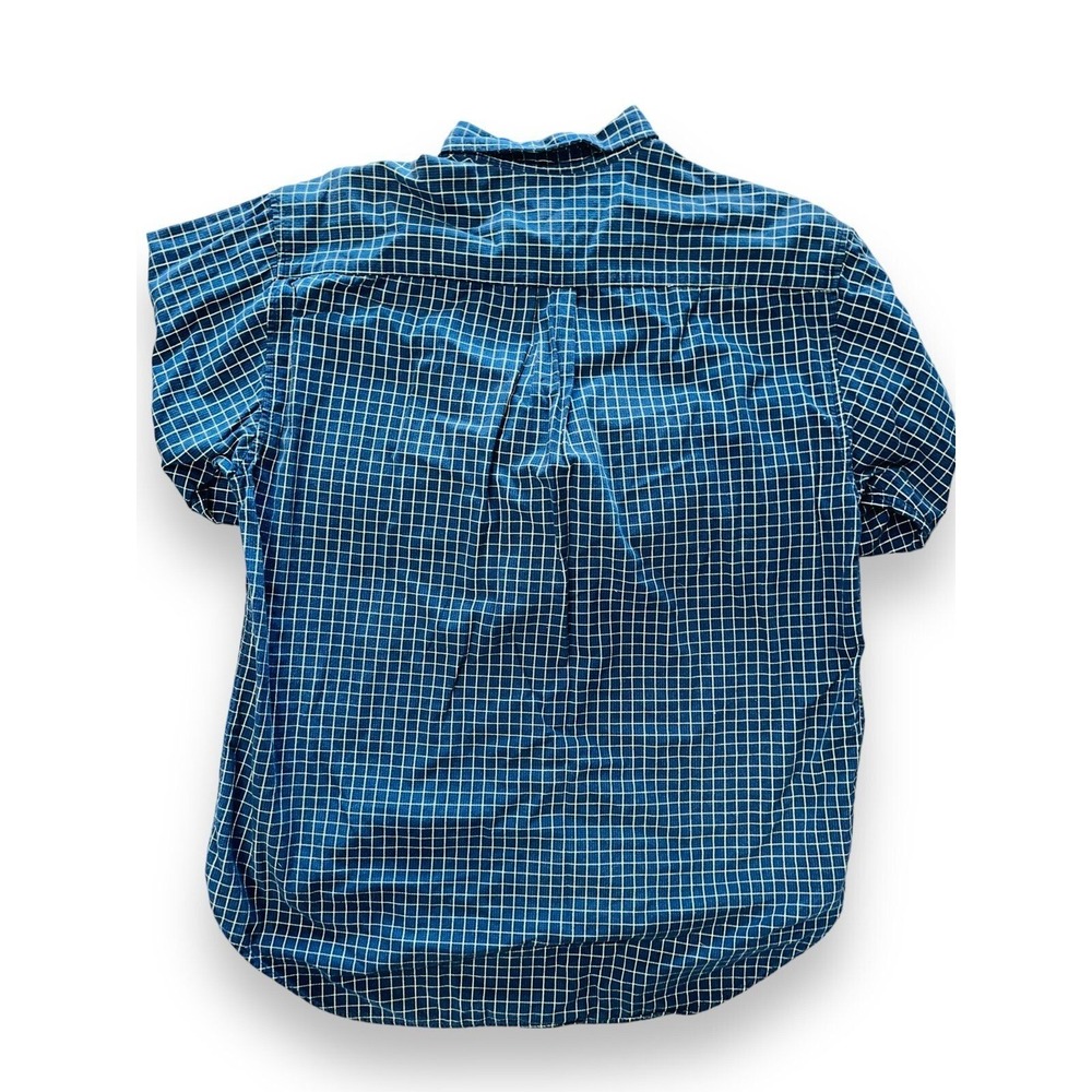 T2 Vintage Y2K AF Abercrombie Fitch Men's Button Up Plaid Shirt Medium Oversized